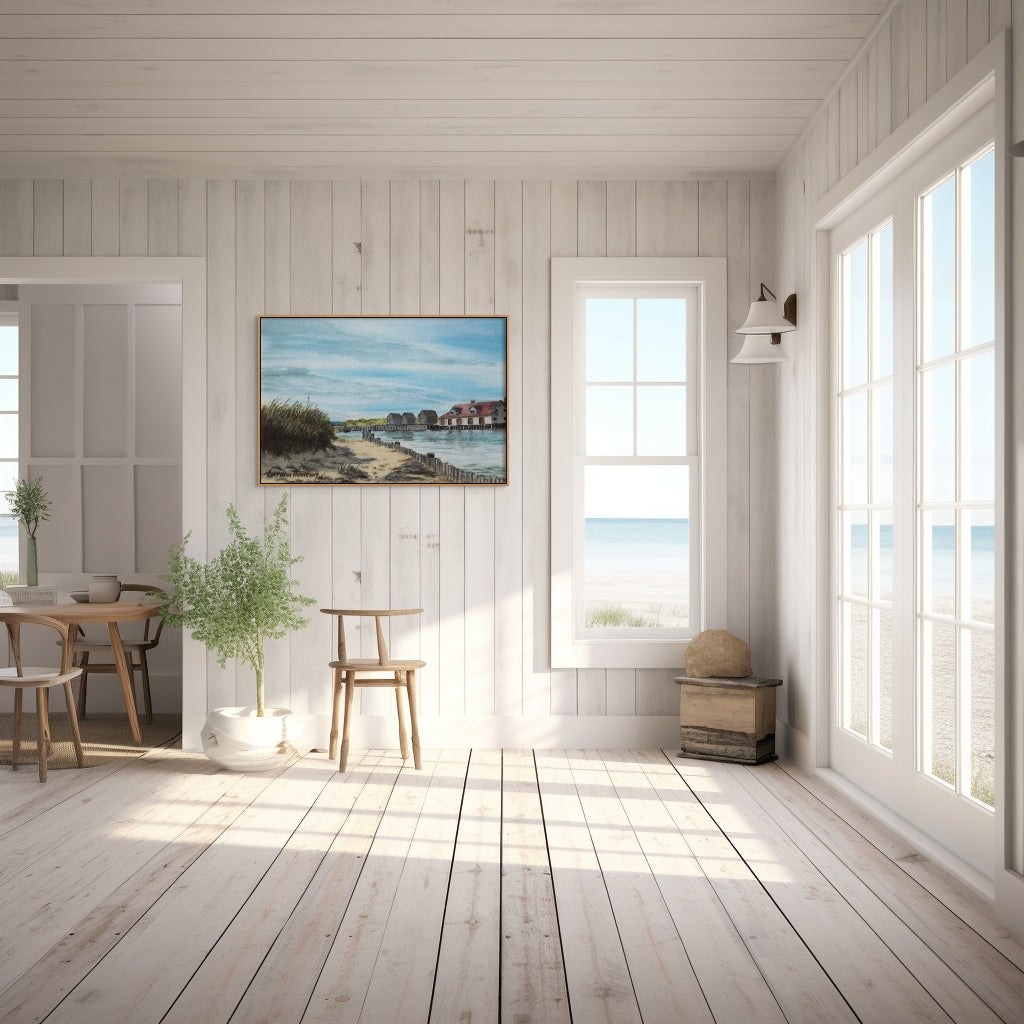 Cannery Wharf: Canvas Print