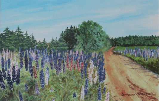 Down the Red Clay Road: Canvas Print