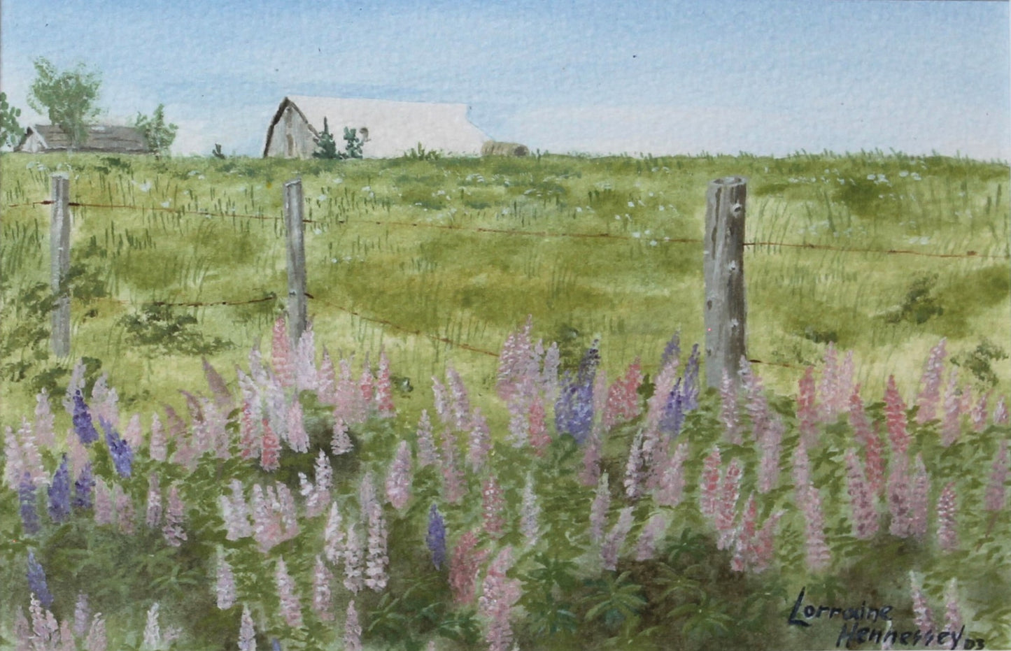 On the Seven Mile Road: Canvas Print