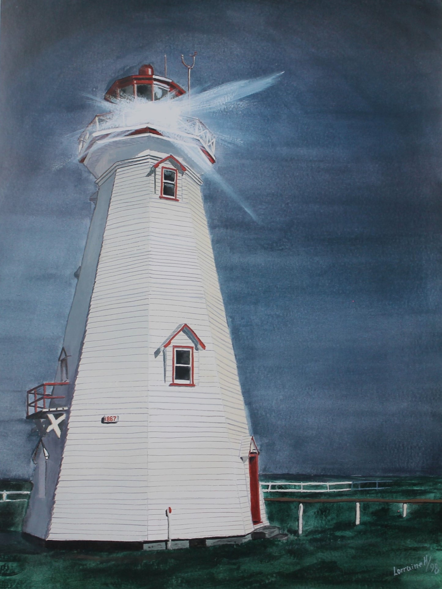 East Point Light: Canvas Print