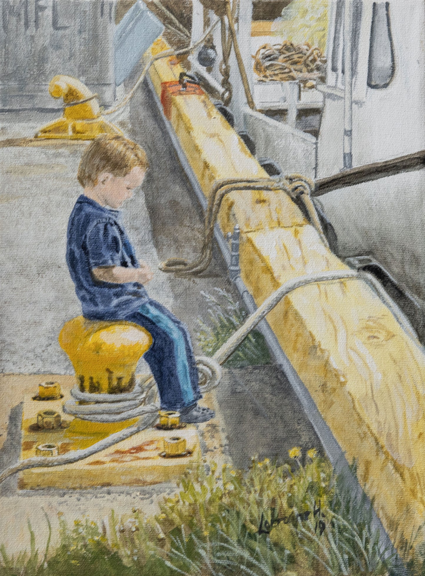 Sitting at Souris Wharf: Digital Download