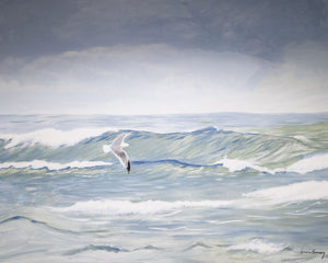 Flying Seagulls: Canvas Print