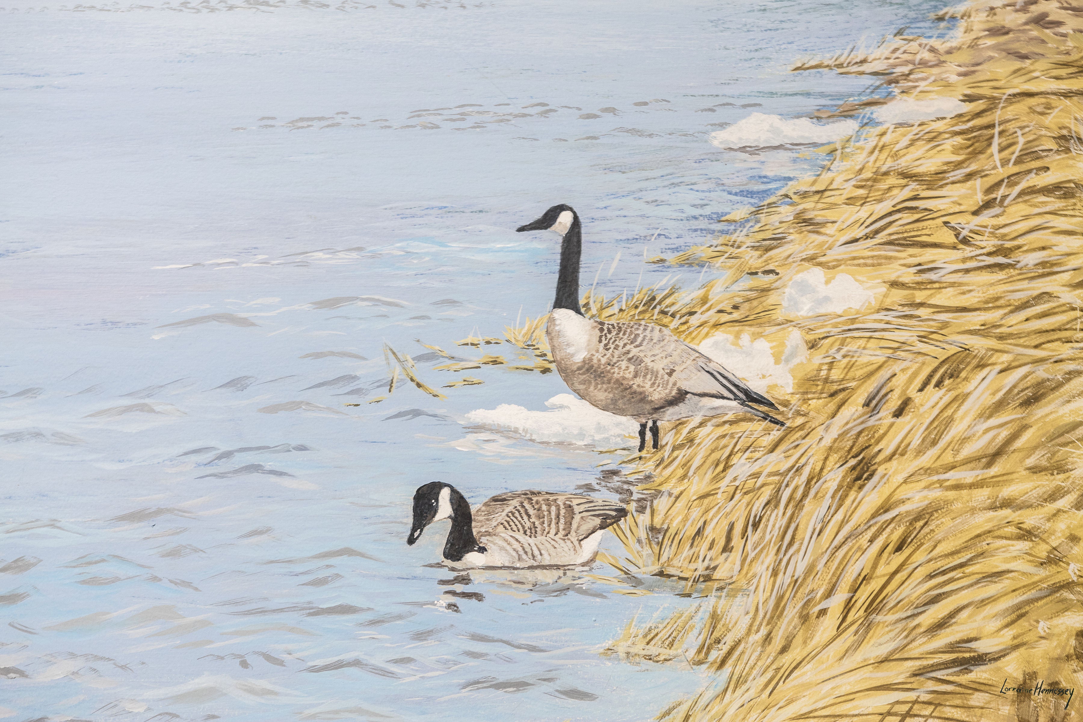 Canadian Geese: Canvas Print