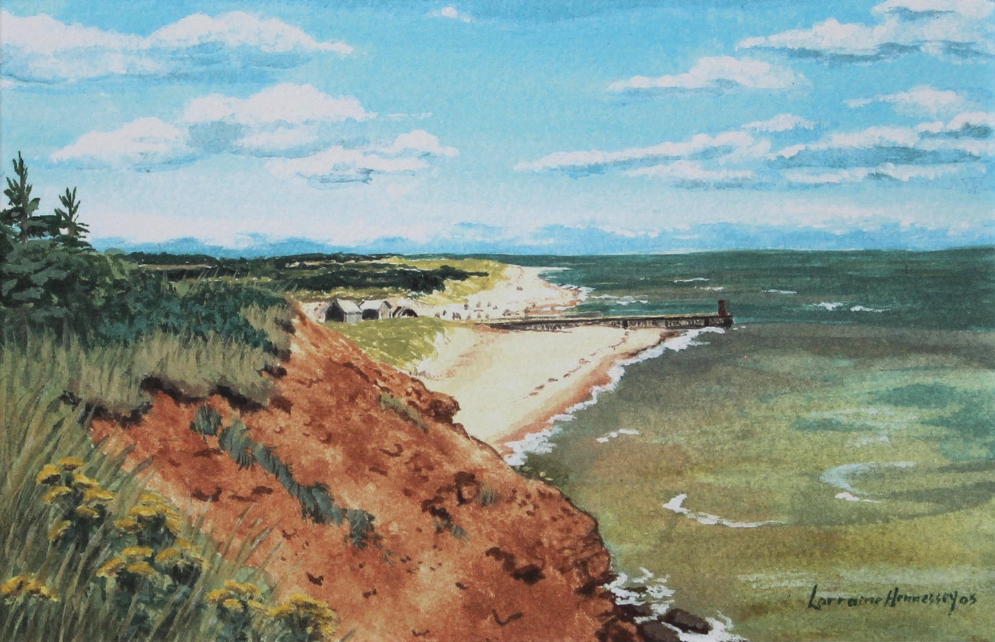 Quiet View , Basin Head: Canvas Print
